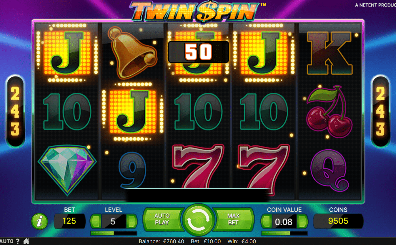 Twin Spin Slot Features